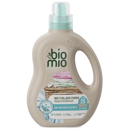 BioMio гель для стирки 900мл универсальный BIO-LAUNDRY GEL Colors&Whites